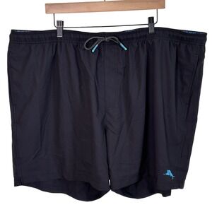 Tommy Bahama Mens Swim Trunks Shorts 3XLB Naples Bay Black New
